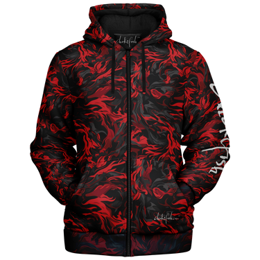 Chokefish™ Microfleece Zip-Up Hoodie Camouflage-008B